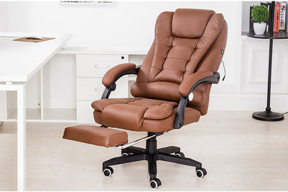 Seven Point Massage Office Chair With Footrest