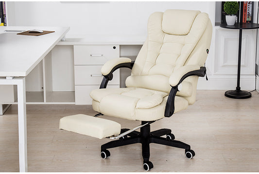 Seven Point Massage Office Chair With Footrest