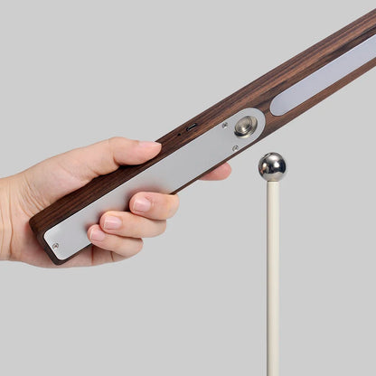 360° Rotating Noble Wood Rechargeable Table Lamp