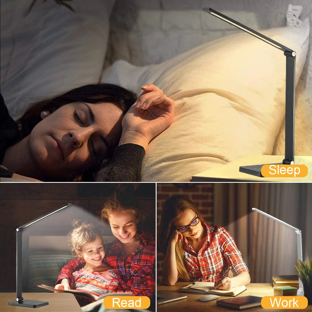 LED Table Lamp With Wireless Charging