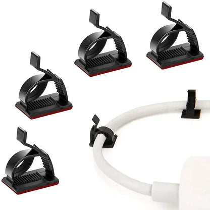 Self-Adhesive Cable Management Clips