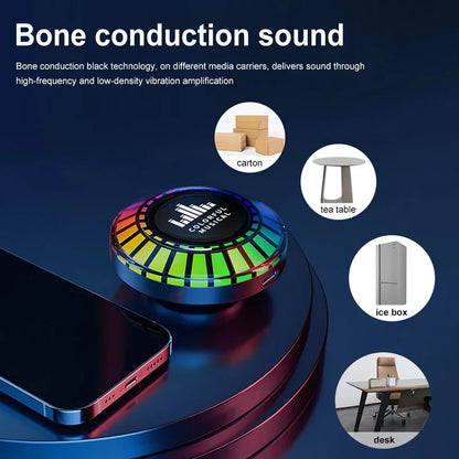 Bone Conduction Bluetooth Speakers With LED Atmosphere Light