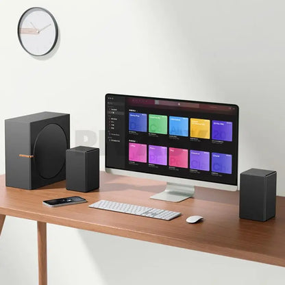 High Power 8-Inch Wooden Bluetooth Subwoofer Speaker