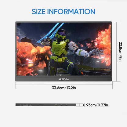 16.1-inch ARZOPA  Portable Monitor HDR10 144Hz