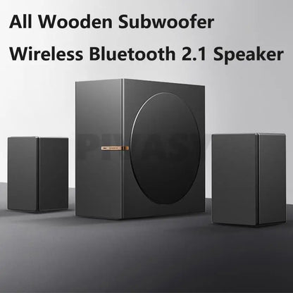 High Power 8-Inch Wooden Bluetooth Subwoofer Speaker