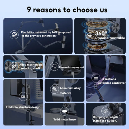 360° Rotating  Aluminum Alloy Tablet/Phone Stand