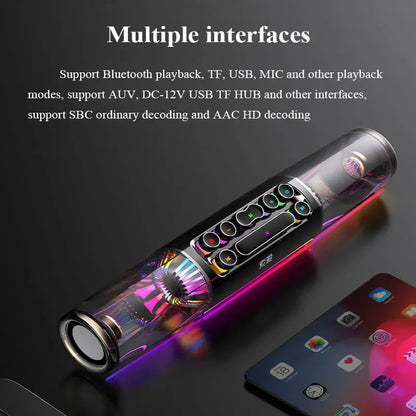 SOAIY SH19S Bluetooth Speaker/ Subwoofer With RGB Color Light