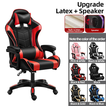 Gaming Chair With RGB, 7 Point Massage And Bluetooth Speakers