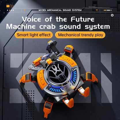 Best Gift! Mechanical Crab Wireless Bluetooth Speaker