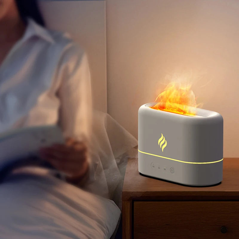 7 Colors Fire Flame Air Humidifier