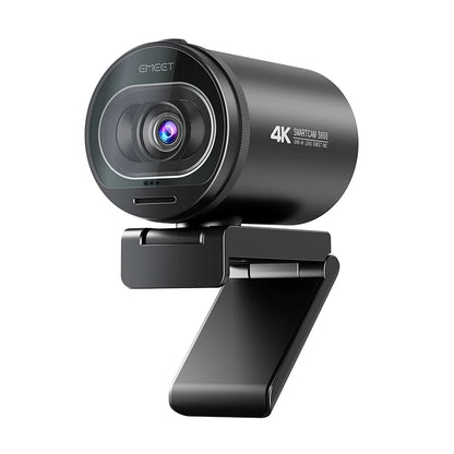 "EMEET S600 4K Webcam with 1080P 60FPS Autofocus, Streaming Capabilities, Dual Mics, Privacy Cover for TikTok/YouTube