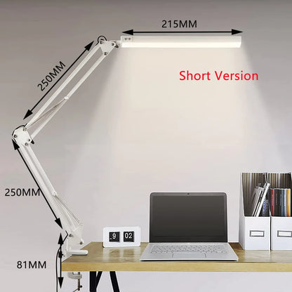 Eye-Caring LED Desk Lamp with Clamp