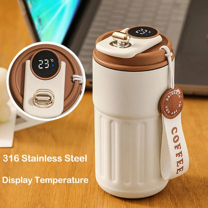 Smart Display 316 Stainless Steel Thermal Mug