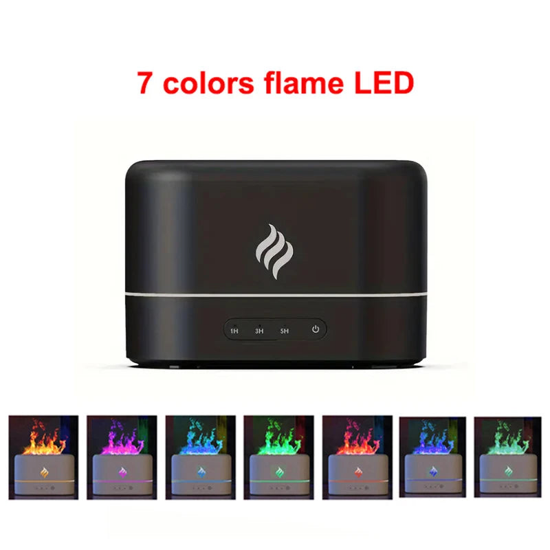 7 Colors Fire Flame Air Humidifier