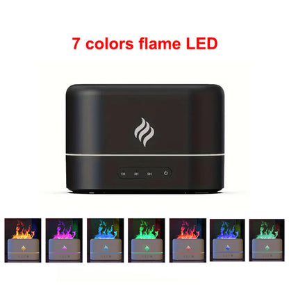 7 Colors Fire Flame Air Humidifier