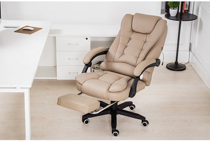 Seven Point Massage Office Chair With Footrest